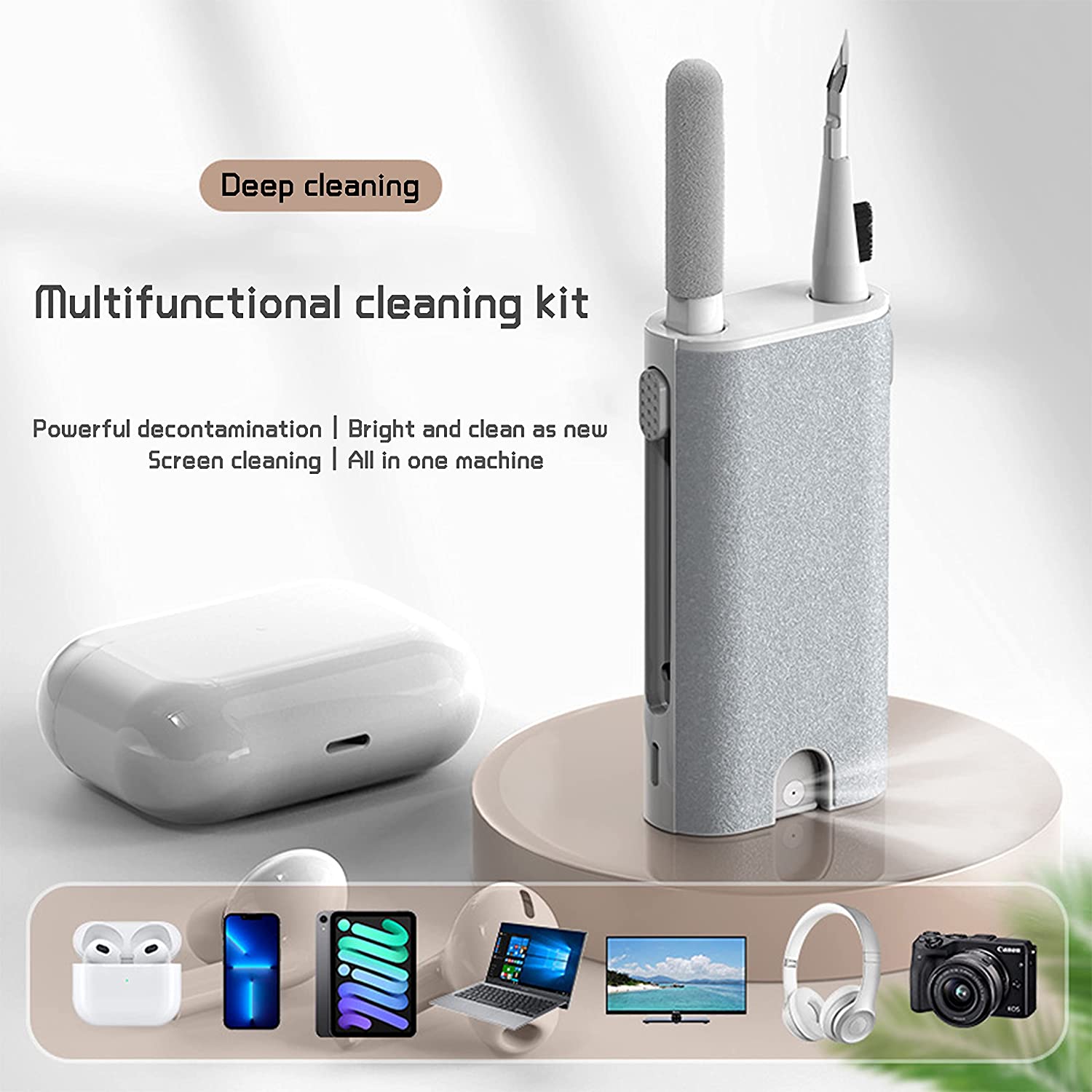 Laptop Accessories Headphones - 5 in 1 Earphone Cleaner Brush