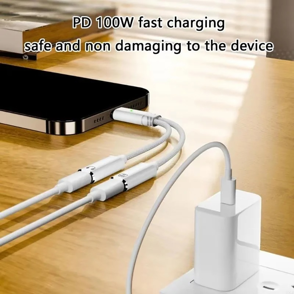 USB C Splitter 2 in 1 Headphon - đánh giá và giá Laptop Accessories Headphones