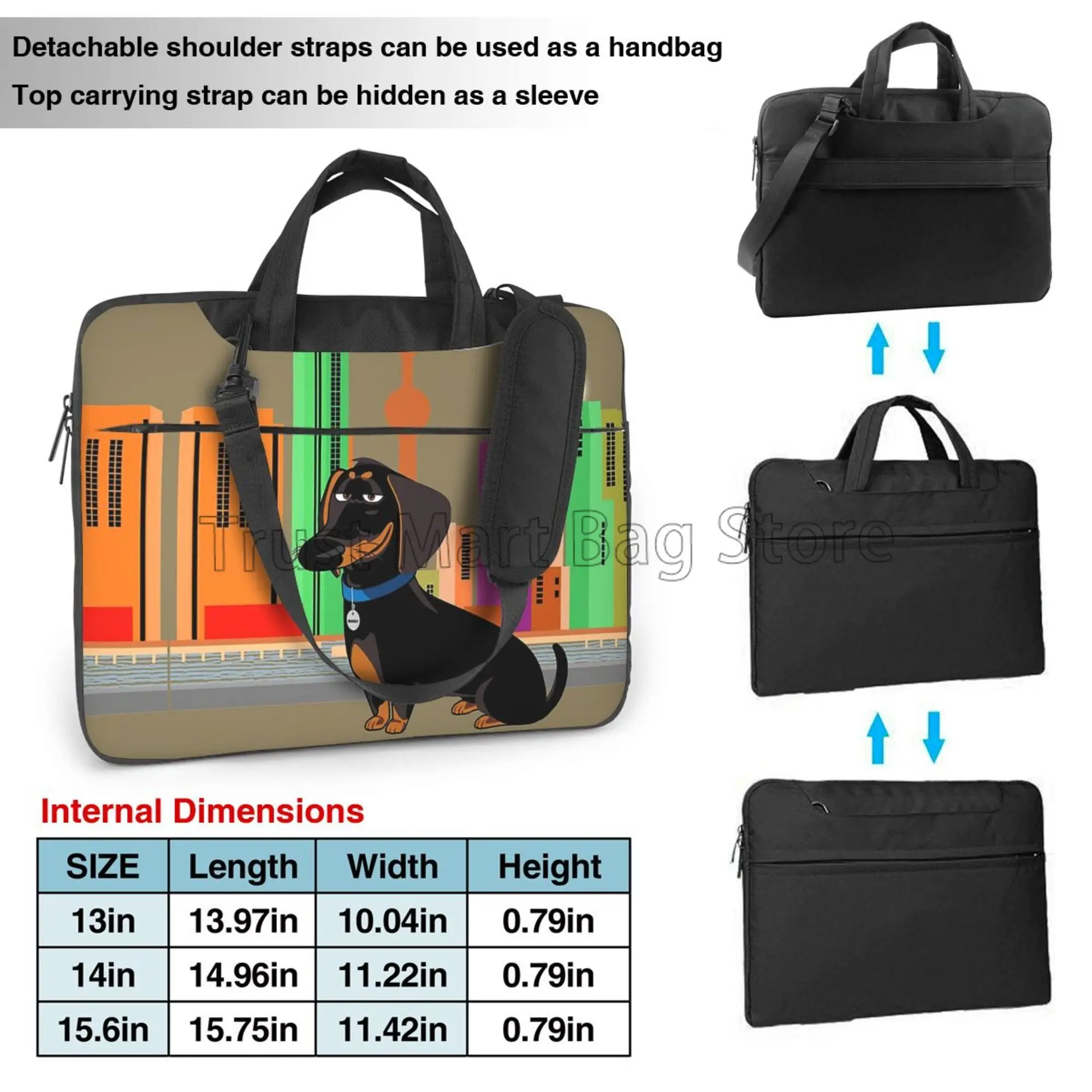 Cute Dachshund Print Laptop Ca - đánh giá và giá Laptop Accessories Case