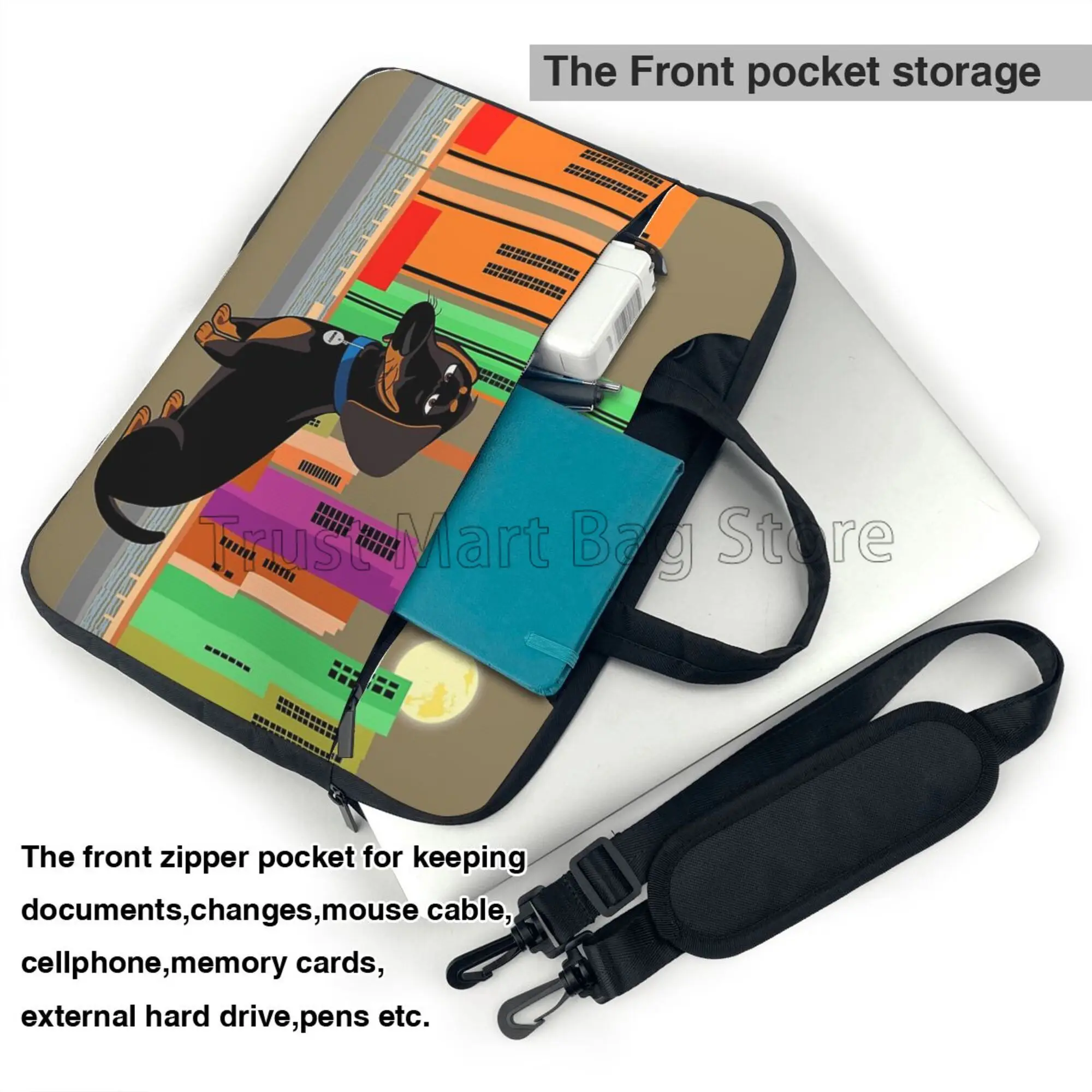 Cute Dachshund Print Laptop Ca - đánh giá và giá Laptop Accessories Case