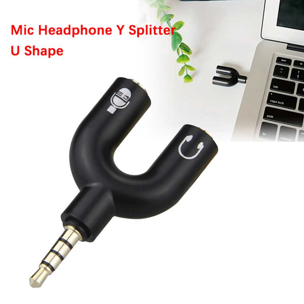 3.5mm Headphone Mic Splitter A - đánh giá và giá Laptop Accessories Headphones