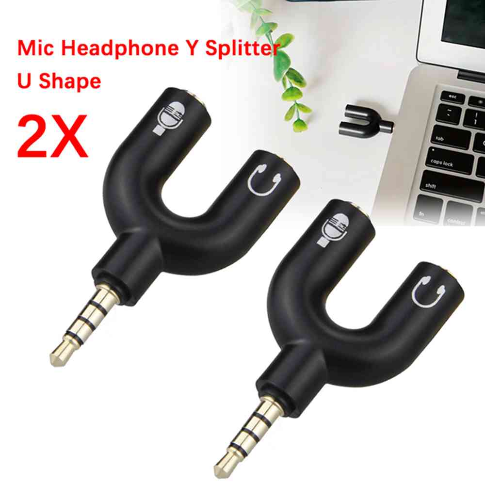 3.5mm Headphone Mic Splitter A - đánh giá và giá Laptop Accessories Headphones