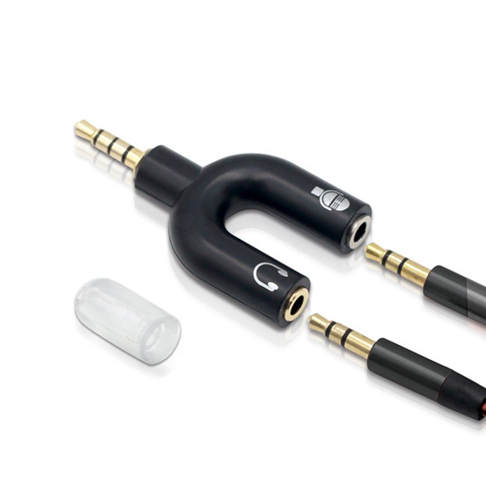 3.5mm Headphone Mic Splitter A - đánh giá và giá Laptop Accessories Headphones