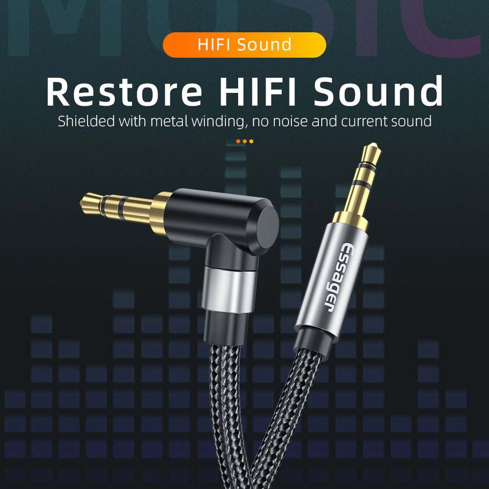 Essager Aux Cáp Nối Dài Jack 3 - đánh giá và giá Laptop Accessories Headphones