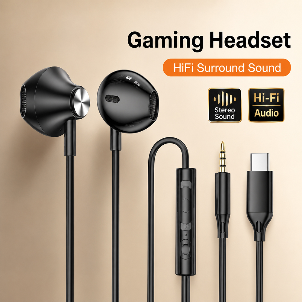 HiFi Surround Headphones Bass  - đánh giá và giá Laptop Accessories Headphones