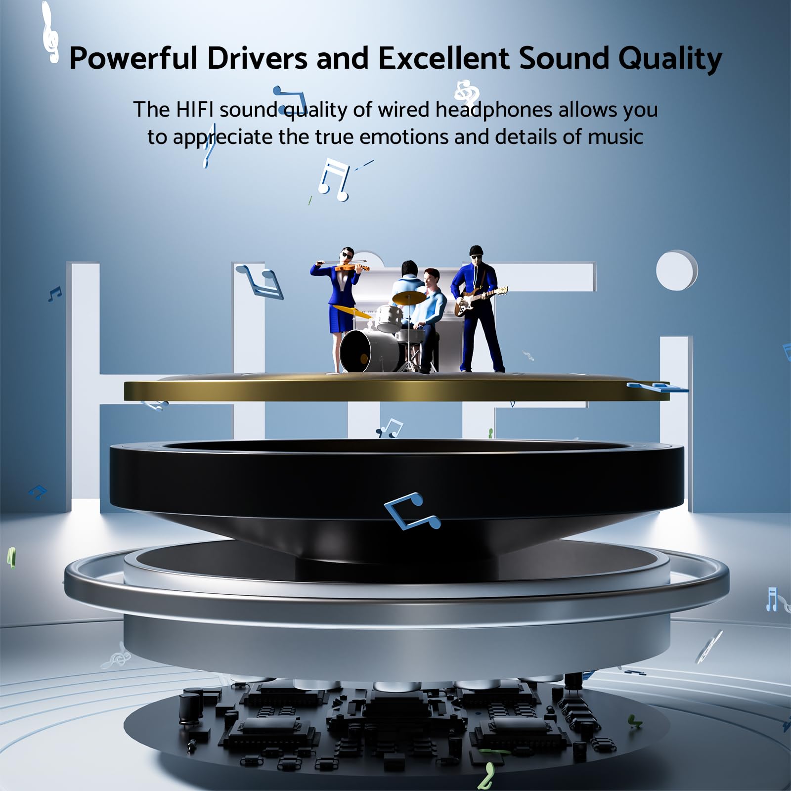 HiFi Surround Headphones Bass  - đánh giá và giá Laptop Accessories Headphones