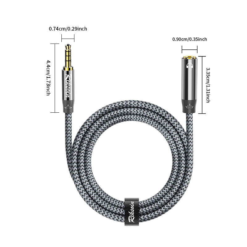 Riksoin 3.5mm Headphone Extens - đánh giá và giá Laptop Accessories Headphones