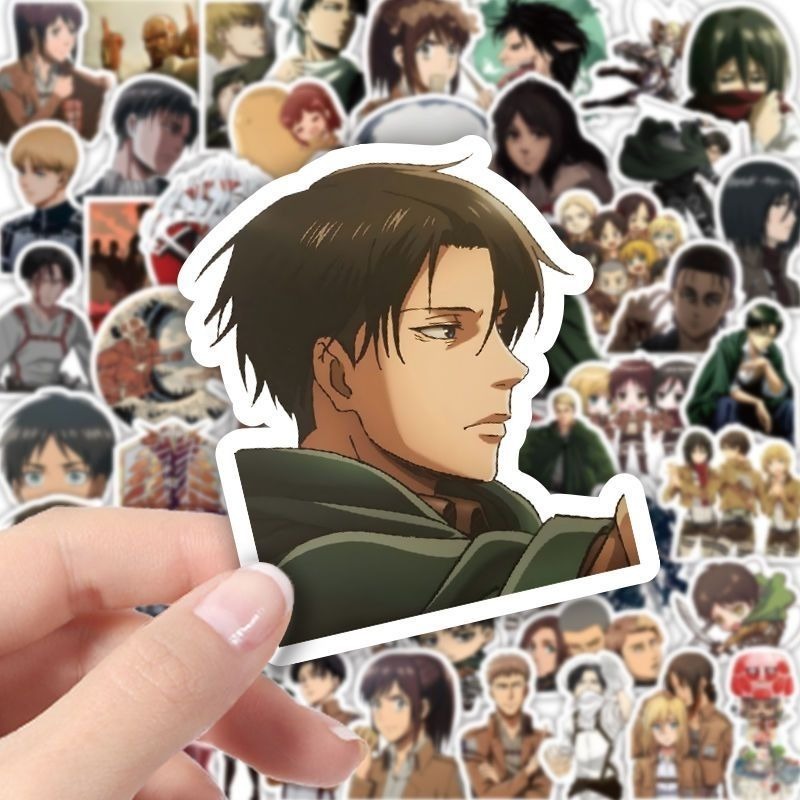 60Pcs Attack on Titan Anime St - đánh giá và giá Laptop Accessories Case