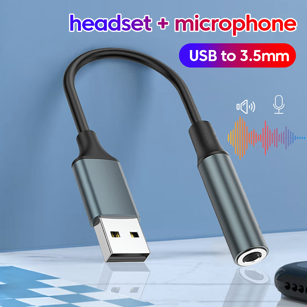 USB To 3.5MM Jack Audio Adapte - đánh giá và giá Laptop Accessories Headphones