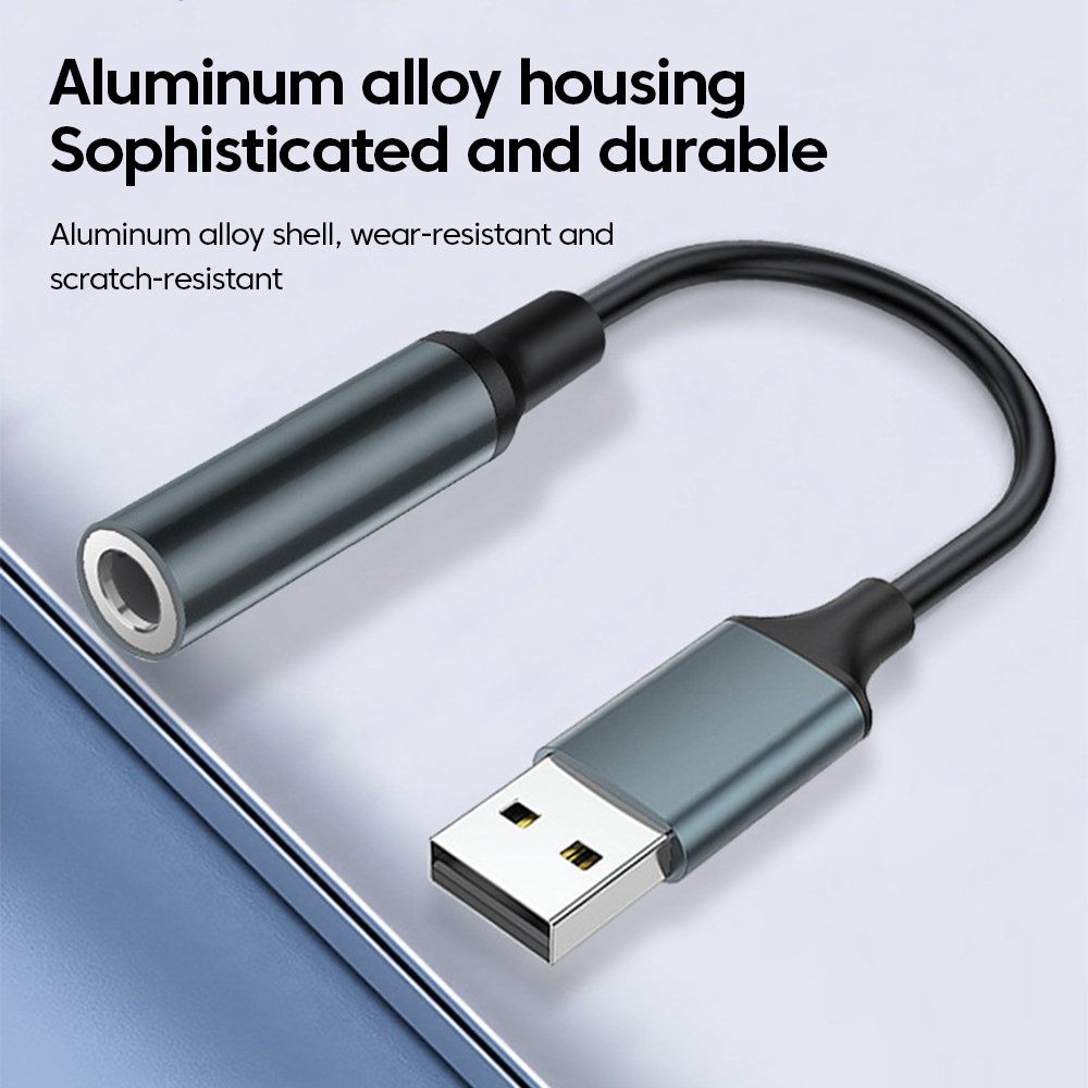 USB To 3.5MM Jack Audio Adapte - đánh giá và giá Laptop Accessories Headphones