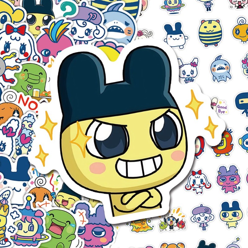 Japanese Tamagotchi Stickers E - đánh giá và giá Laptop Accessories Case