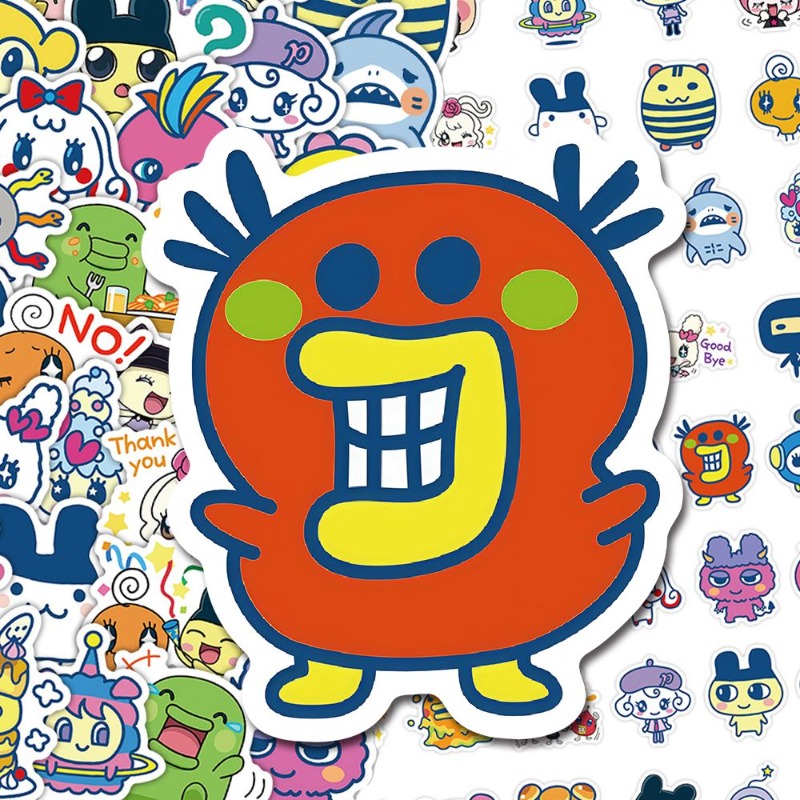 Japanese Tamagotchi Stickers E - đánh giá và giá Laptop Accessories Case
