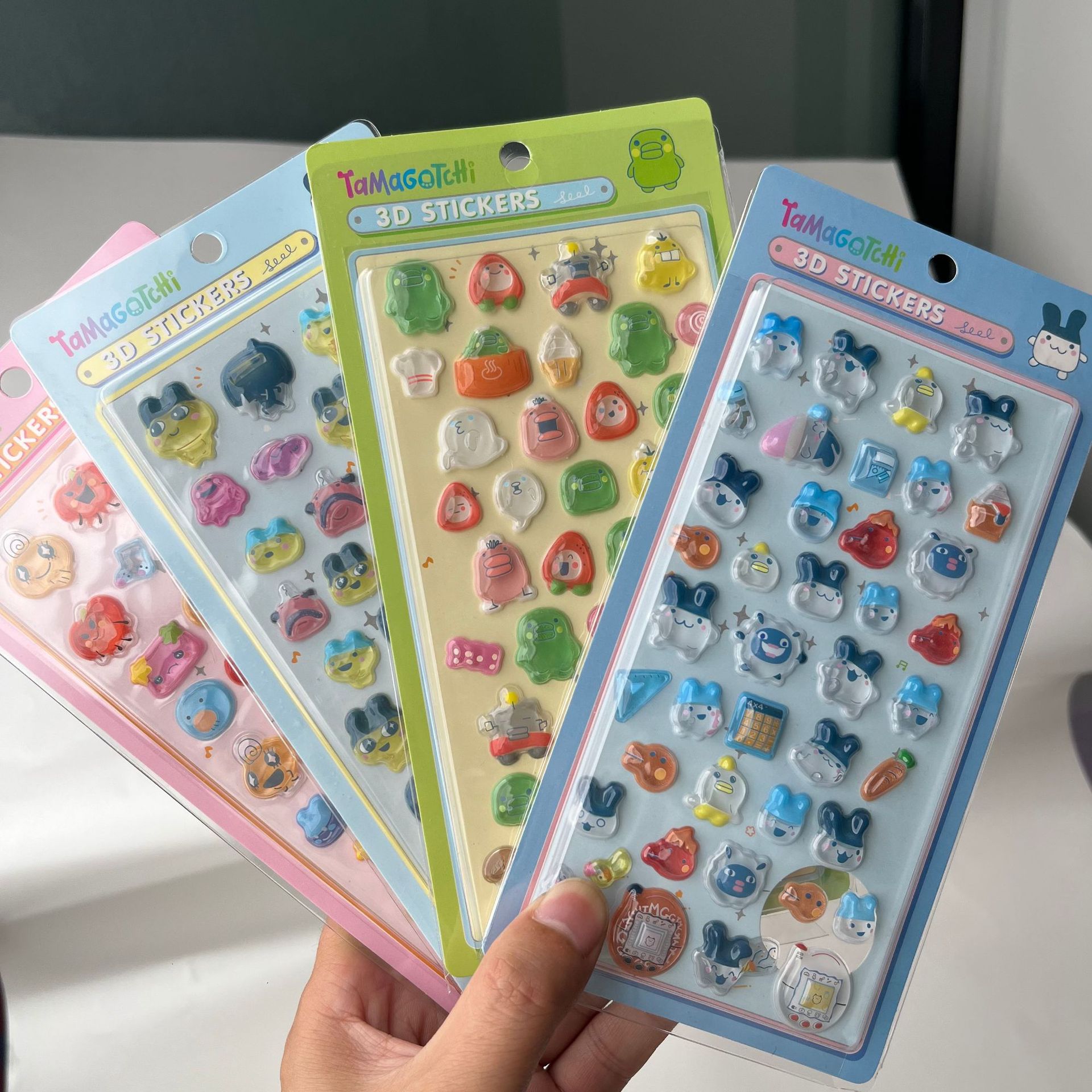 Cute Tamagotchi 3D Puffy Stick - đánh giá và giá Laptop Accessories Gifts