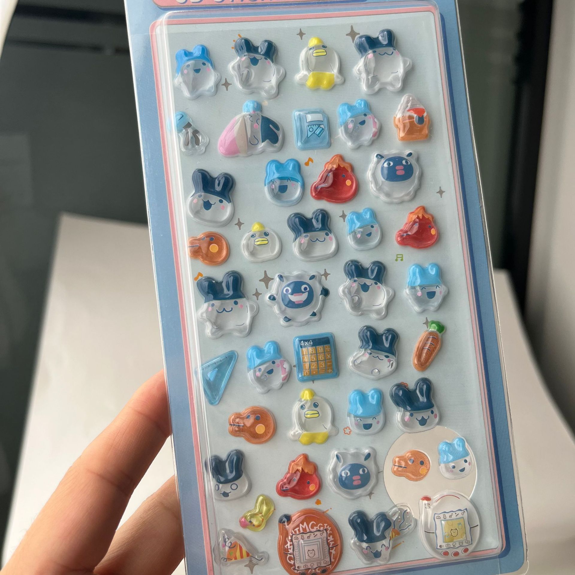Cute Tamagotchi 3D Puffy Stick - đánh giá và giá Laptop Accessories Gifts
