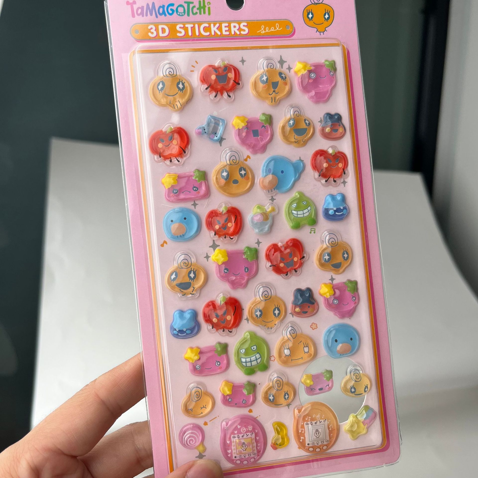 Cute Tamagotchi 3D Puffy Stick - đánh giá và giá Laptop Accessories Gifts