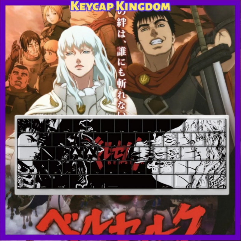 BERSERK Theme Anime Keycap 98  - đánh giá và giá Laptop Accessories Gifts